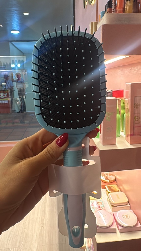 CEPILLO CON ESPEJO AZUL