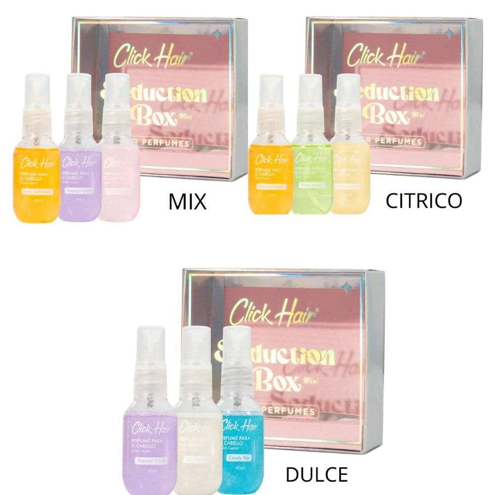 Kit mini perfumes mix 40 ml x 3 unidades