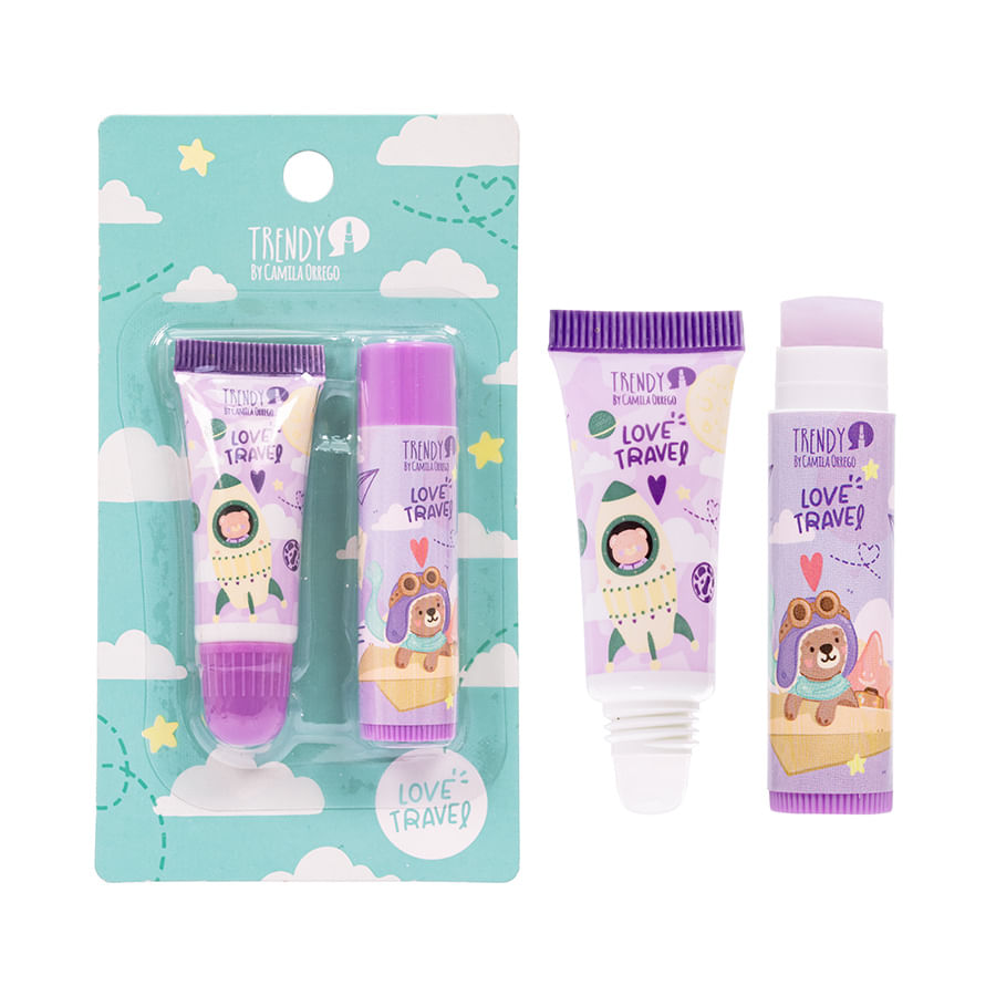 KIT DE LABIOS LOVE TRAVEL