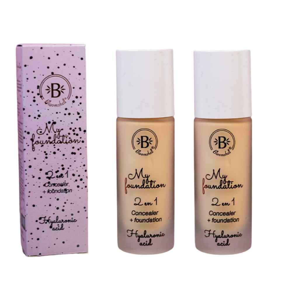 My foundation 2 en 1 (base lÍquida)(ALMENDRA) TONO 4