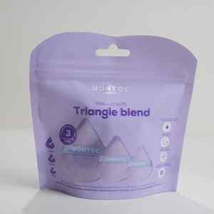 BORLAS TRIANGULARES LILA * 3