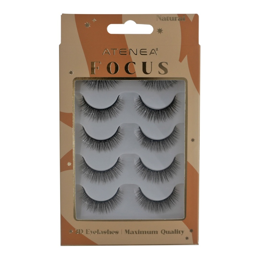 PESTAÑAS FOCUS NATURAL 3D X5 PARES