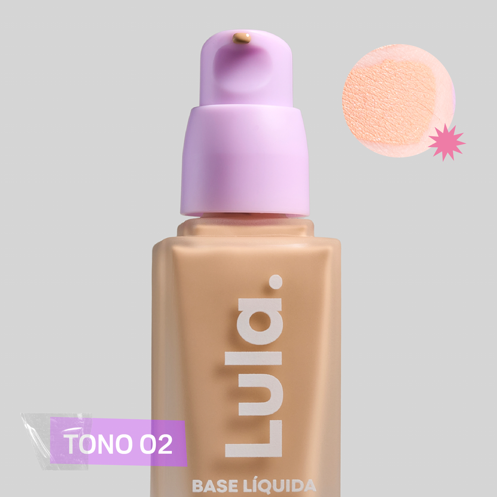 BASE LIQUIDA MATE TONO 02| LULA