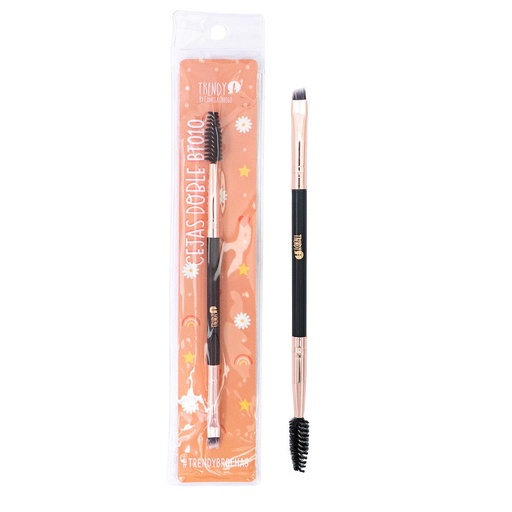 BROCHA TRENDY DOBLE CEJAS CEPILLO BT010